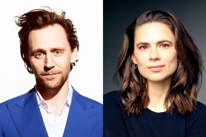 A photo showing two headshots of performers looking neutral 