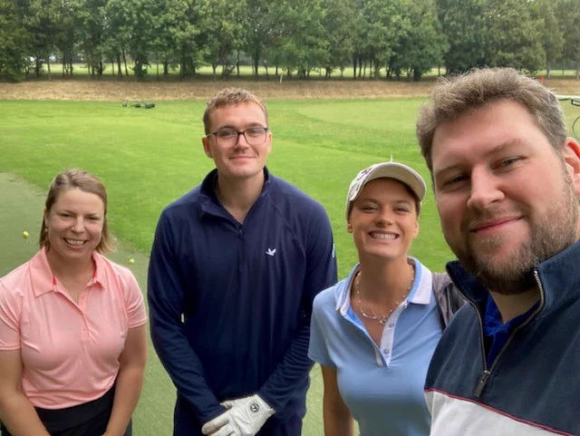Some of our Laytons ETL members had the pleasure of being invited to the Rayner Essex Golf Challenge on Friday 20th September. Our four ball of Bianca Martin, Daniel Walter, Annie Gibbons and George Roberts took on the Verulam Golf Course in St Albans for the annual Rayner Essex Golf Challenge where they enjoyed a sunshine-filled day on a beautiful course followed by a sit-down dinner and charity auction. It was a fantastic opportunity for the team to meet fellow golf enthusiasts from firms ranging from large multinational banks to local construction outfits.
A big thank you must go out to Rayner Essex LLP for inviting us down and putting on such a spectacular day, and a special shout-out to Bianca Martin for winning the women’s closest-to-the-pin challenge on the par 3 17th! ⛳️

P.S. For anyone who saw us golfing out there on Friday, we can assure you our legal services are more reliable than our golf swings! 🏌️‍♂️✨