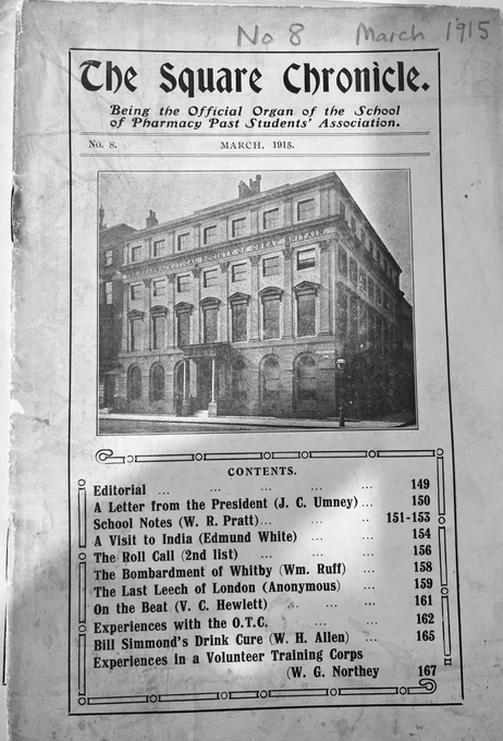 Front page of The Square Chronicle