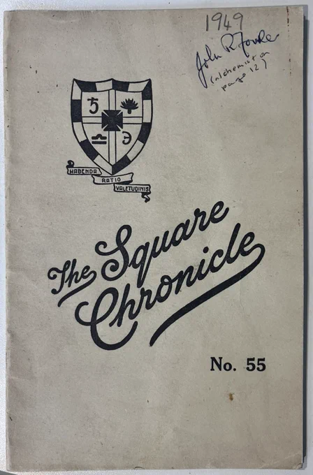 Front page of The Square Chronicle