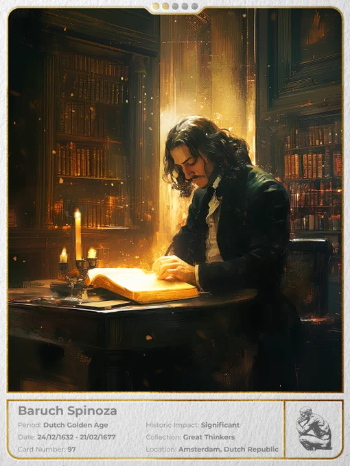Nr 97 - Baruch Spinoza - Great Thinkers 
