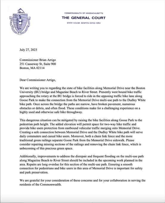2023 Delegation letter to DCR