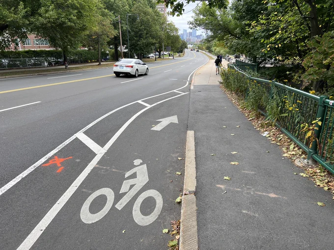 Area of Memorial Drive where legislators and advocates are working with DCR to implement safety improvements.
