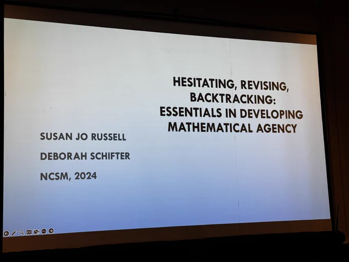 Title slide for Hesitating, Revising and Backtracking