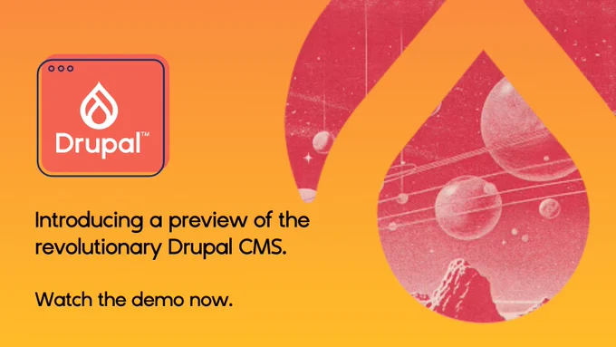 Introducing a preview of the revolutionary Drupal CMS. Watch the demo now.