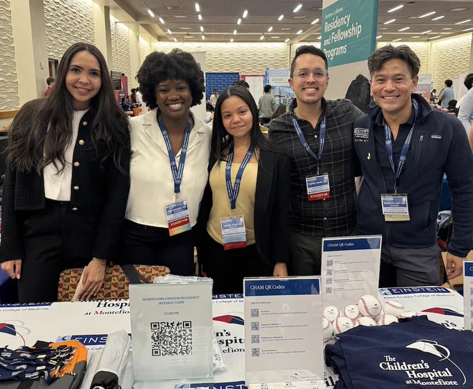 Residents and attending physicians from Montefiore Einstein at the National Latino Medical Student Association annual conference September 20-22, 2024, in Los Angeles, California. 
