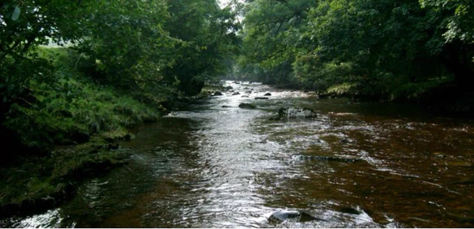 a clean river