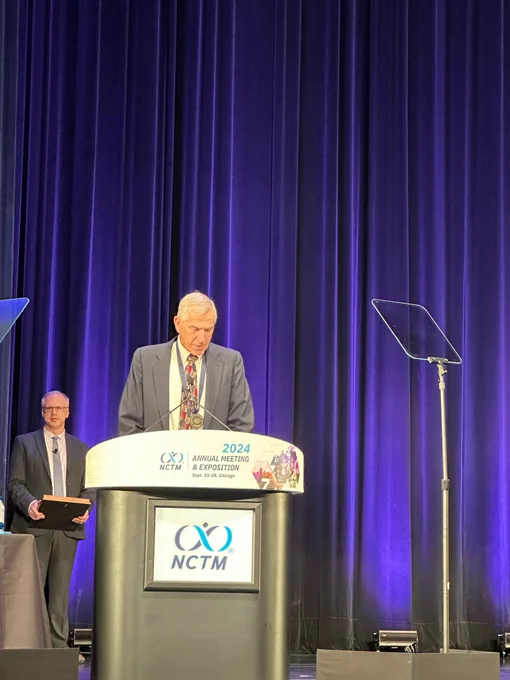 Picture of James Hiebert on stage