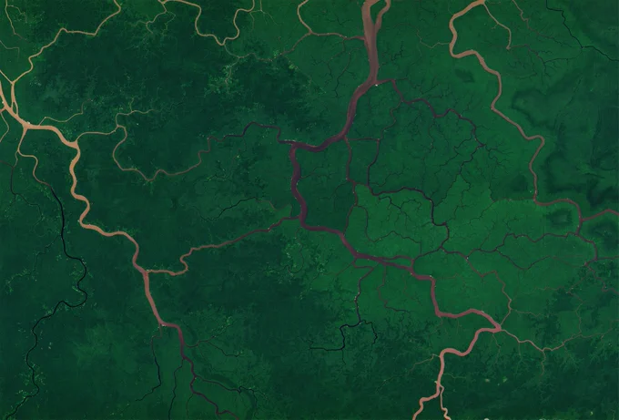 PlanetScope • Amazon River, State of Pará, Brazil • July 22, 2023