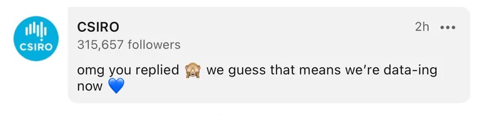 Comment from CSIRO