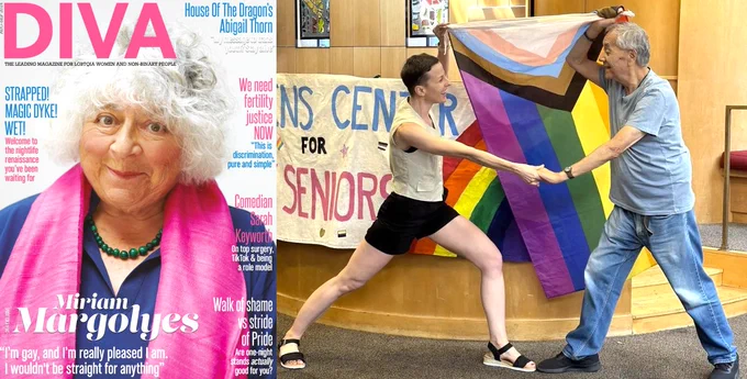 DanceStream Projects founder, Magda Kaczmarska and Rainbow Stories member, Robert “Bob” Misa.