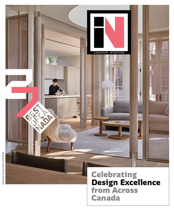 Canadian Interiors magazine’s September/October 2024 Best of Canada Awards issue