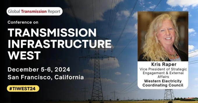 Transmission Infrastructure West conference promotion.