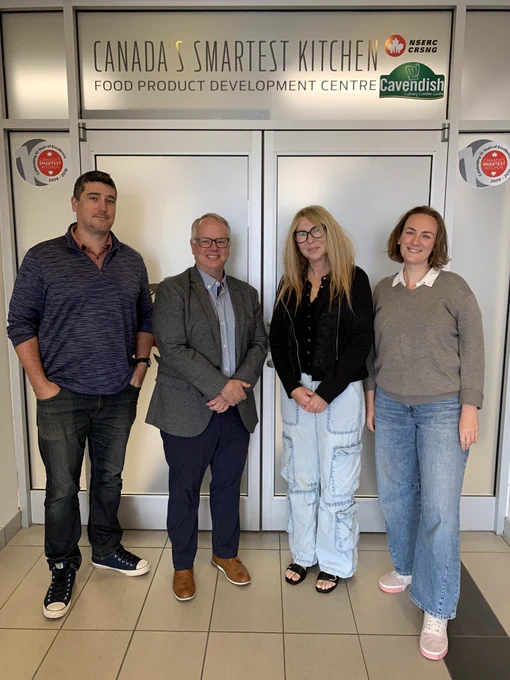Left to right: Shawn MacDougall, Tim McRoberts, Ronda Gosselin and Varvara Satanina