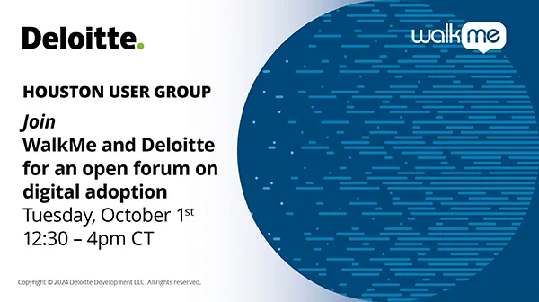 Houston for an exclusive forum with Deloitte
