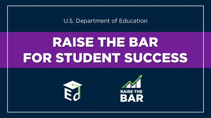 Graphic that reads: "Raise the Bar for Student Success"