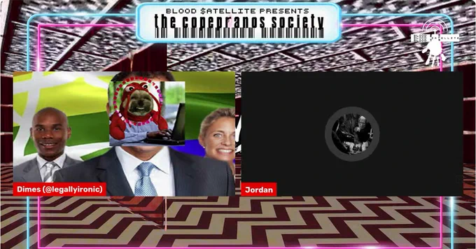 Image description: Picture of Jordan Milburn being interviewed by Canadian Neo-Nazi podcast Blood Satellite.