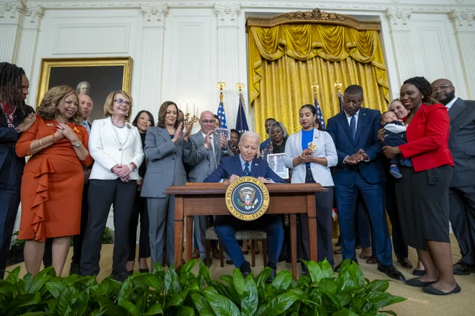 President Biden signs an Executive Order on combating emerging firearms threats and improving school-based active-shooter drills.