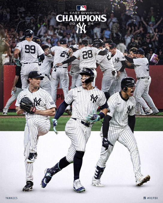 AL East Division Champions - Yankees. 