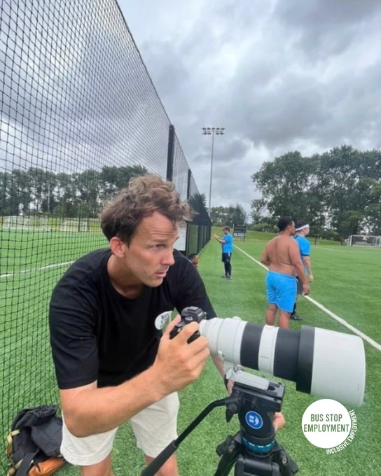 Jack on the camera focusing