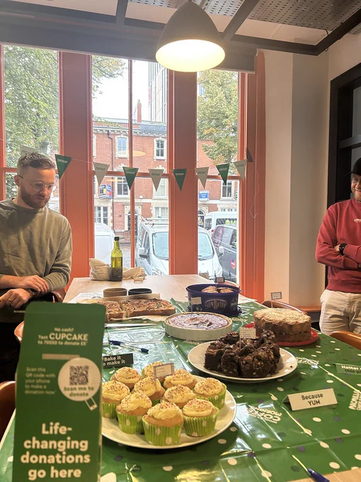 A Macmillan Coffee Morning hosted by the Delio team in our Cardiff office.