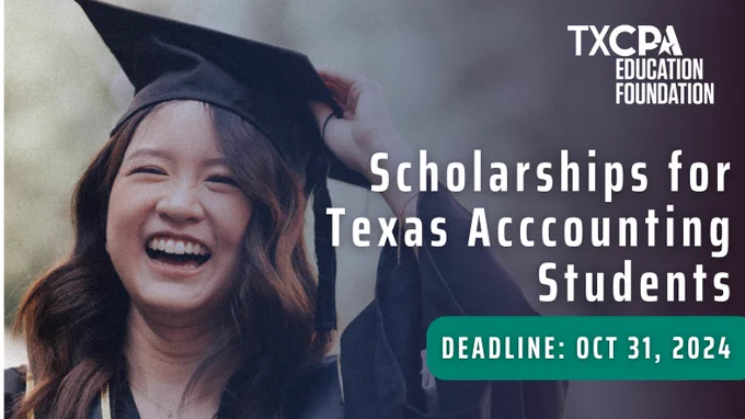 Scholarships for Texas Accounting Students
Deadline: Oct. 31, 2024