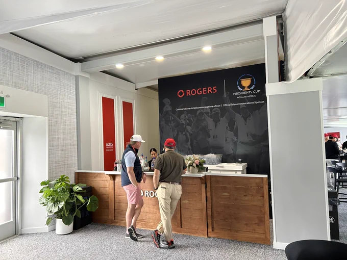 Guests at Loge Rogers at the 2024 Presidents Cup