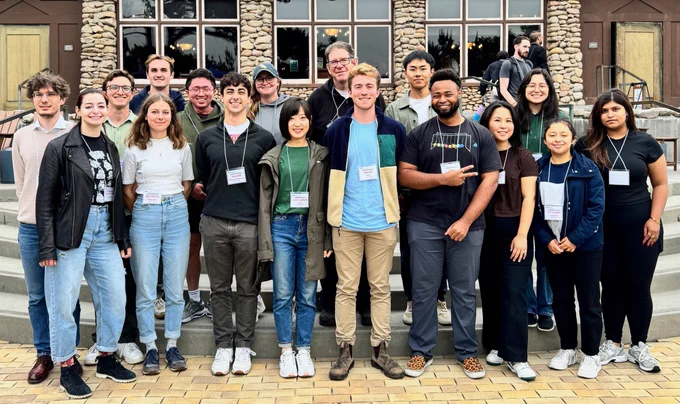 First year students with our Program Director, Sam.