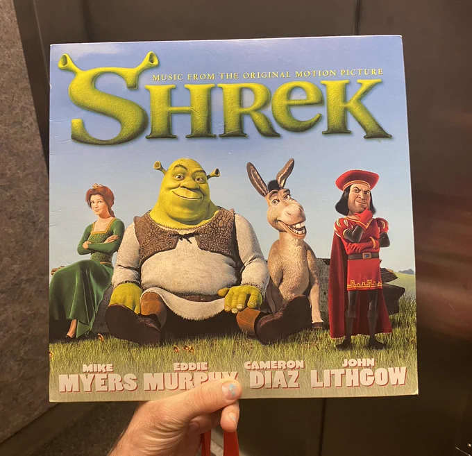 Found a Shrek vinyl for free