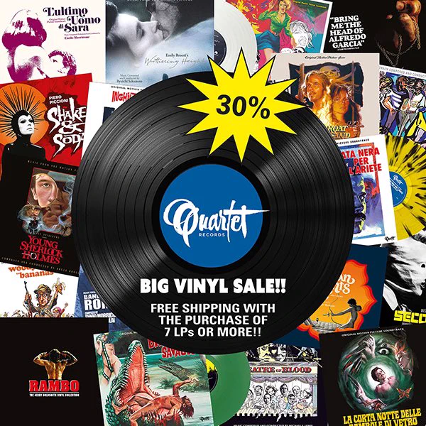 Quartet Records vinyl 30% off sale!