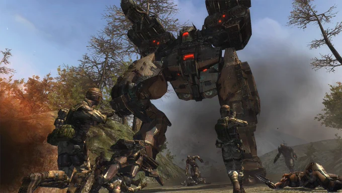 Enemy Territory: Quake Wars In-Game Screenshot.