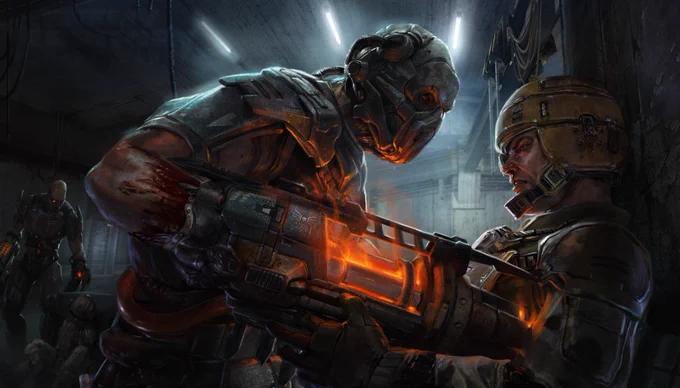 Enemy Territory: Quake Wars Concept Artwork.