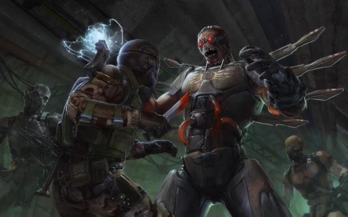 Enemy Territory: Quake Wars Concept Artwork.