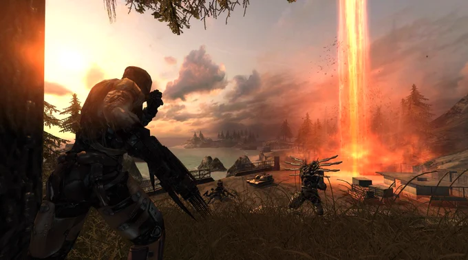 Enemy Territory: Quake Wars In-Game Screenshot.