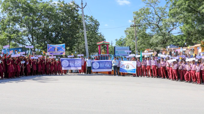 Celebrating Inclusivity through Sign Language & Culture!

This week, we celebrated #InternationalWeekOfDeaf at RDT Inclusive Schools in BKS and Kuderu, highlighting themes of inclusion and resilience with over 500 students and staff in a rally to promote #signlanguageawareness.