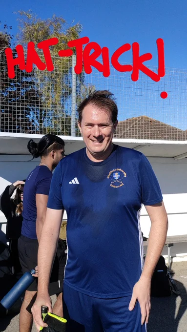Edward Ide. Scorer of hat-tricks.