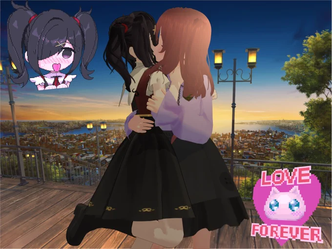 Ame: https://www.deviantart.com/xaxkkx/art/DL-TDA-Ame-chan-NEEDY-GIRL-OVERDOSE-908129663