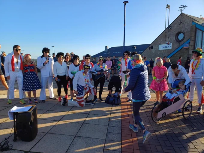 Porthcawl parkrun Elvis festival 28/09/24