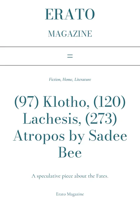 ‘(97) Klotho, (120) Lachesis, (273) Atropos’