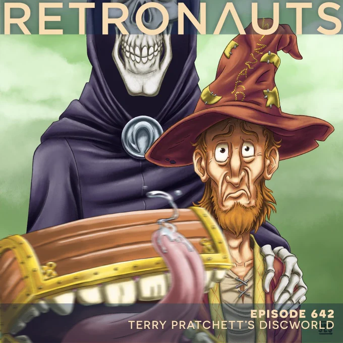 DEATH looms over the "wizzard" Rincewind