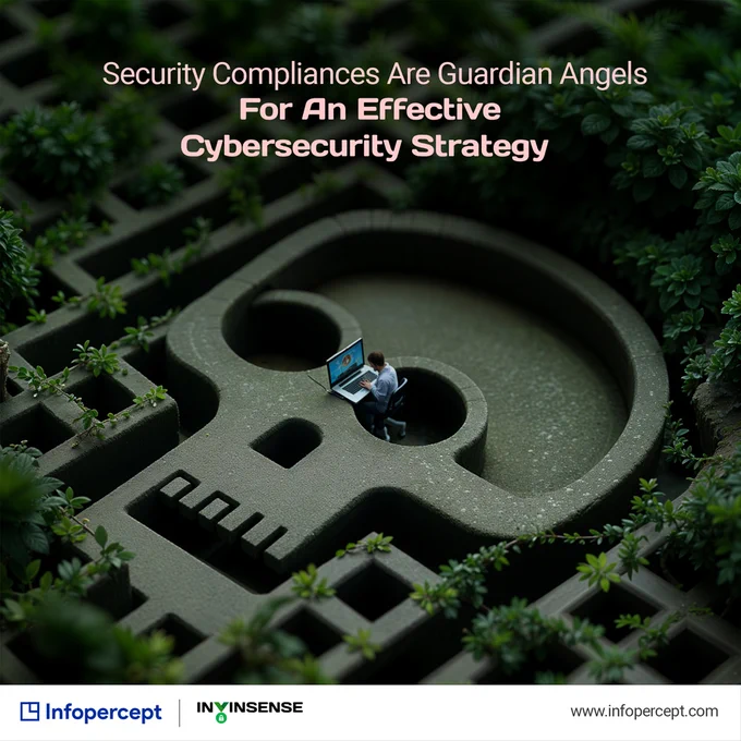 𝐒𝐞𝐜𝐮𝐫𝐢𝐭𝐲 𝐂𝐨𝐦𝐩𝐥𝐢𝐚𝐧𝐜𝐞𝐬 𝐚𝐫𝐞 𝐆𝐮𝐚𝐫𝐝𝐢𝐚𝐧 𝐀𝐧𝐠𝐞𝐥𝐬: 𝐅𝐨𝐫 𝐀𝐧 𝐄𝐟𝐟𝐞𝐜𝐭𝐢𝐯𝐞 𝐂𝐲𝐛𝐞𝐫𝐬𝐞𝐜𝐮𝐫𝐢𝐭𝐲 𝐒𝐭𝐫𝐚𝐭𝐞𝐠𝐲 | Infopercept