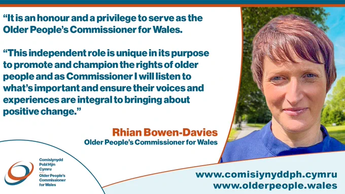Picture of the Commissioner with a quote from her statement