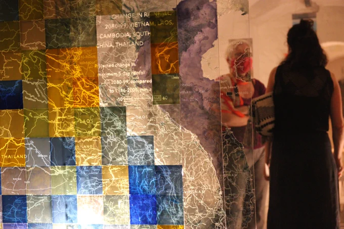 Glass House, an intervention and inquiry into the role of art in climate policy which I created in 2021