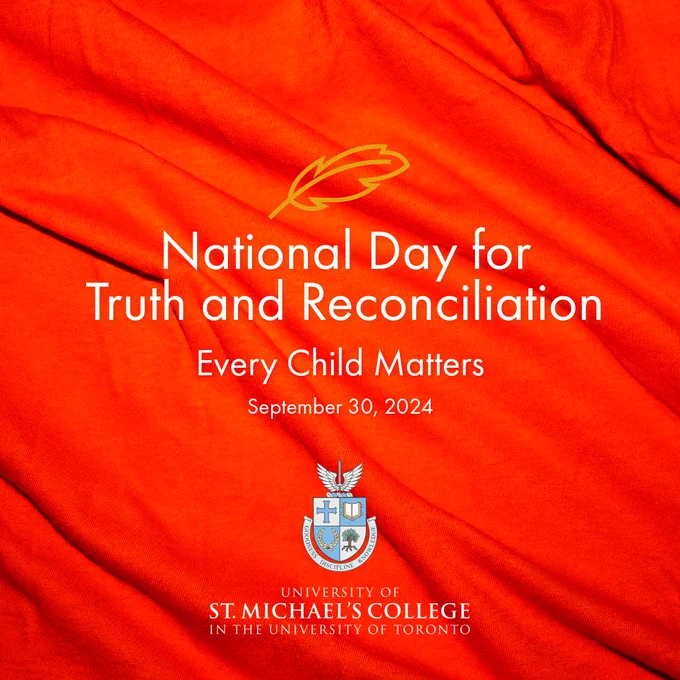 National Day for Truth and Reconciliation
Every Child Matters
September 30, 2024