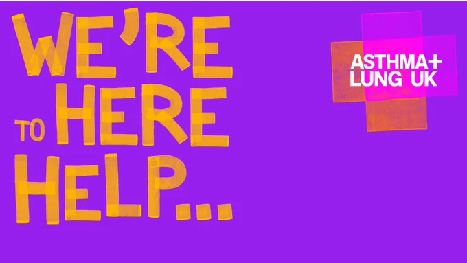Image text reads 'We're here to help...'