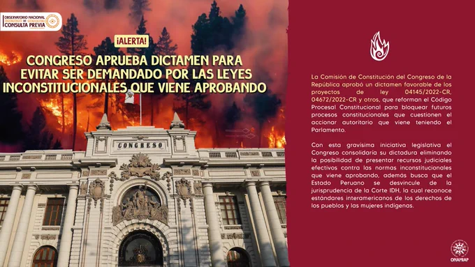 alerta congreso avanza en su proyecto dictatorial 