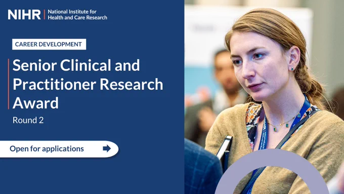 Senior Clinical and Practitioner Research Award round 2
Open for applications