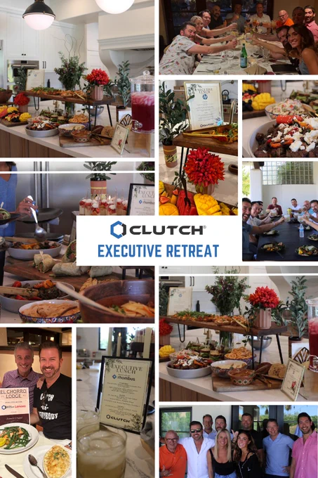 We’re incredibly grateful for the valuable and strategic time spent at our Clutch Solutions executive retreat in Scottsdale this week! 🌵✨ 

A huge thank you to our amazing sponsors, Rhombus, HP, ExaGrid, TD SYNNEX North America, & Lenovo who joined us to collaborate, strategize, and enjoy great food and drinks. It’s these partnerships that fuel our continued success and growth. Here’s to many more opportunities to innovate, grow, and continue to #keepITClutch🤝
