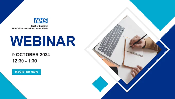An information graphic about a webinar on the 9th October 2024