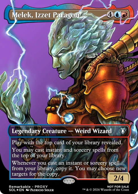 Melek, Izzet Paragon profile art. Commissions open in November.
